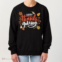 Happy Thanksgiving For Family Holiday Women's Sweatshirt thumb 0