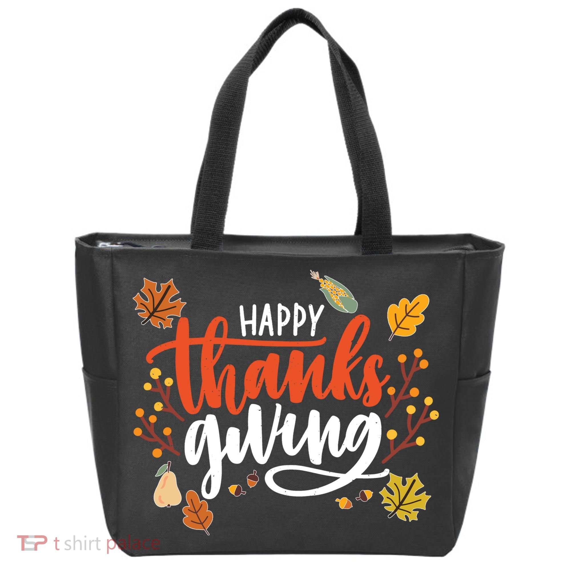 Happy Thanksgiving For Family Holiday Tote Bag