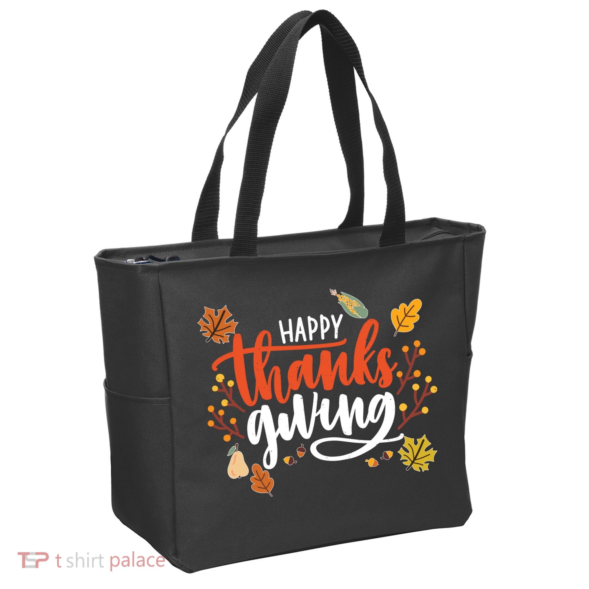 Happy Thanksgiving For Family Holiday Tote Bag