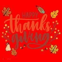 Happy Thanksgiving For Family Holiday Santa Hat thumb 1