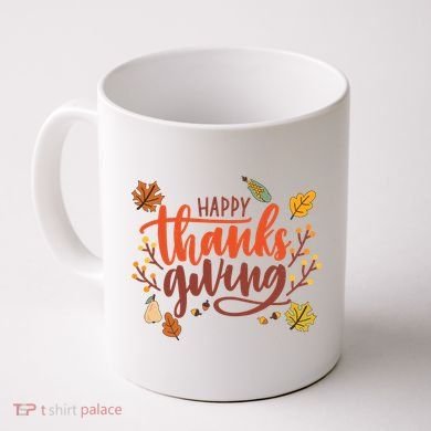 Happy Thanksgiving For Family Holiday Coffee Mug