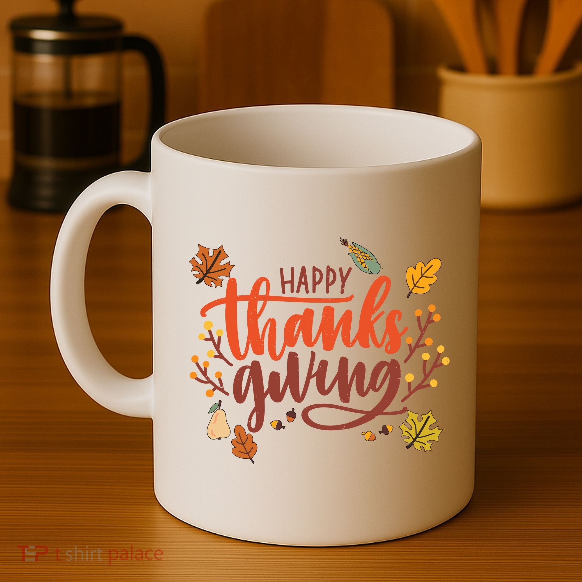 Happy Thanksgiving For Family Holiday Coffee Mug