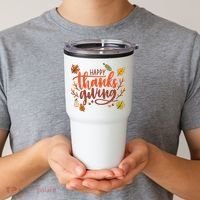 Happy Thanksgiving For Family Holiday Tumbler thumb 2