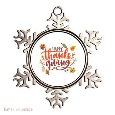 Happy Thanksgiving For Family Holiday Ornament