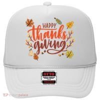 Happy Thanksgiving For Family Holiday Hat thumb 0