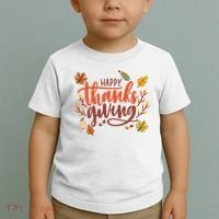 Happy Thanksgiving For Family Holiday Toddler T-Shirt thumb 2