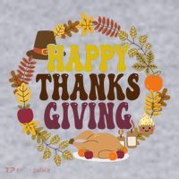 Happy Thanksgiving Fall Holiday Women's Sweatshirt thumb 2