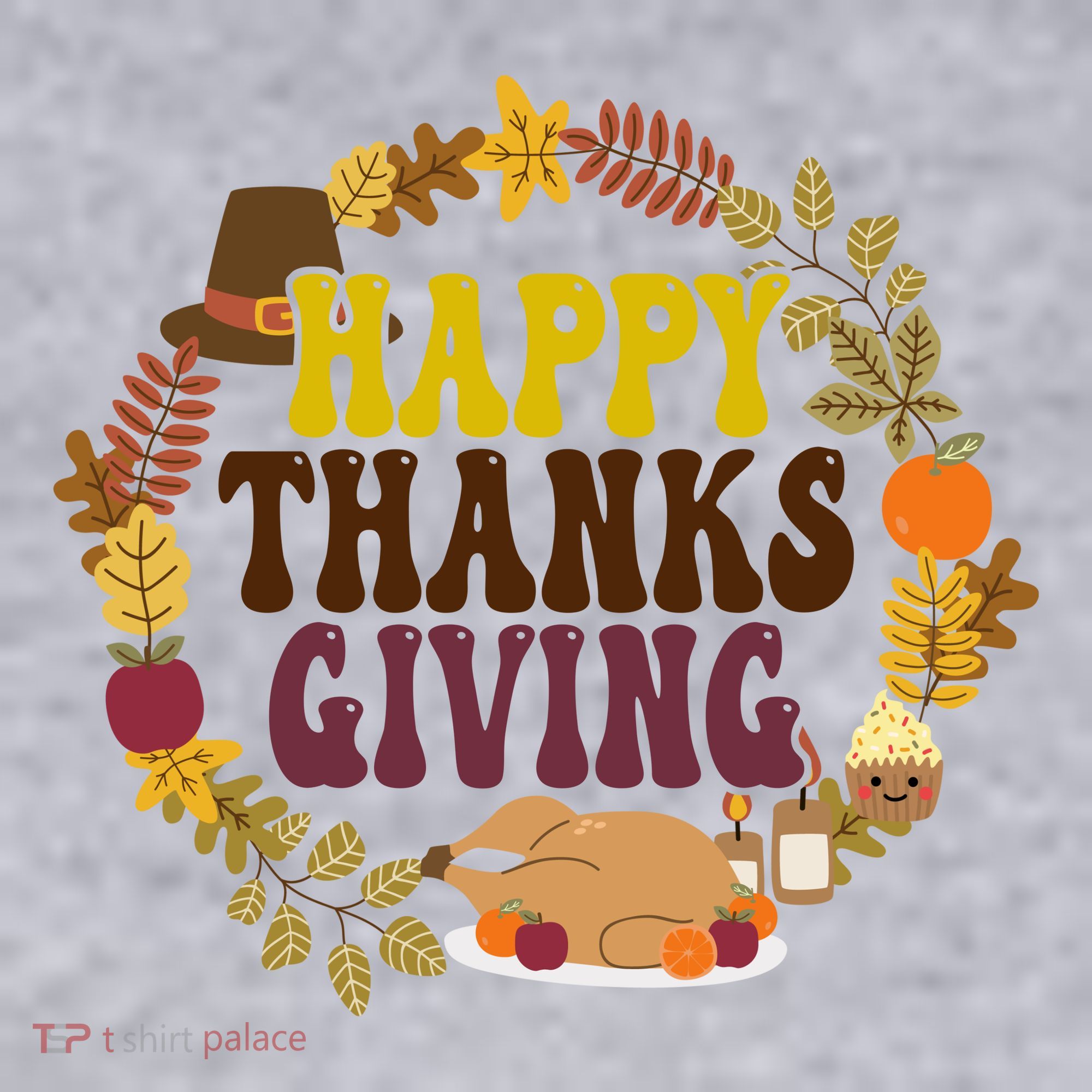 Happy Thanksgiving Fall Holiday Women's Sweatshirt