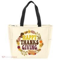 Happy Thanksgiving Fall Holiday Tote Bag thumb 0