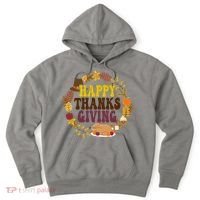 Happy Thanksgiving Fall Holiday Hoodie thumb 0