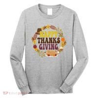Happy Thanksgiving Fall Holiday Long Sleeve Shirt thumb 0