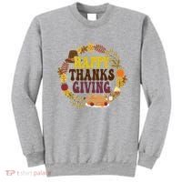 Happy Thanksgiving Fall Holiday Sweatshirt thumb 0