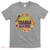Happy Thanksgiving Fall Holiday T-Shirt thumb 0