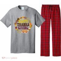 Happy Thanksgiving Fall Holiday Pajama Set thumb 0