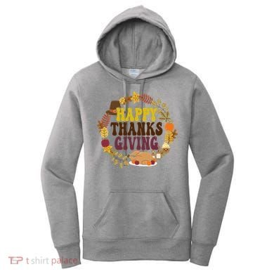 Happy Thanksgiving Fall Holiday Women's Hoodie
