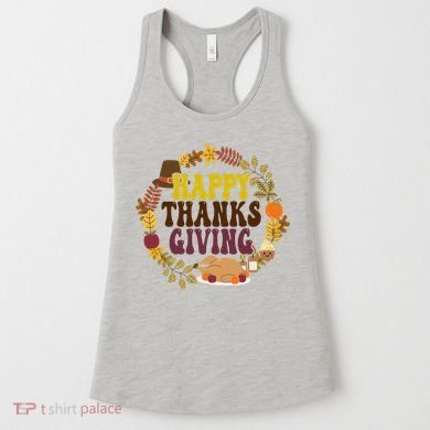 Happy Thanksgiving Fall Holiday Women's Tank Top