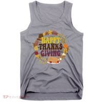 Happy Thanksgiving Fall Holiday Tank Top thumb 0