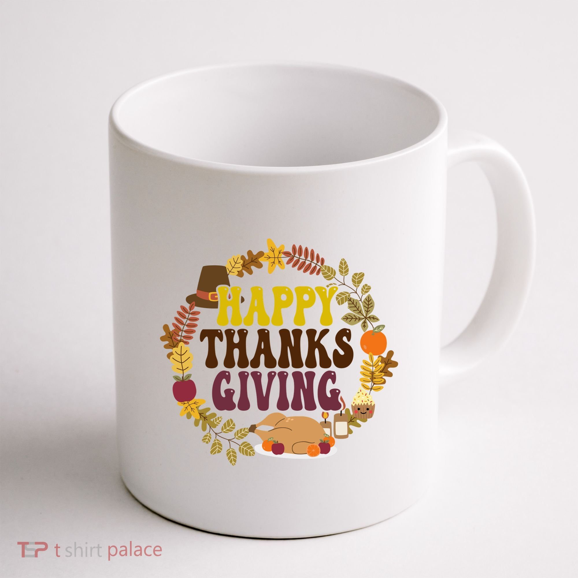 Happy Thanksgiving Fall Holiday Coffee Mug