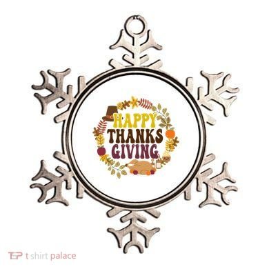 Happy Thanksgiving Fall Holiday Ornament