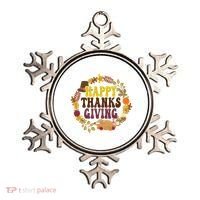 Happy Thanksgiving Fall Holiday Ornament thumb 0
