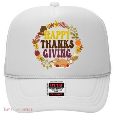 Happy Thanksgiving Fall Holiday Hat