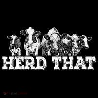 Herd That Funny Cow Lover Farmer Gift Ornament thumb 1