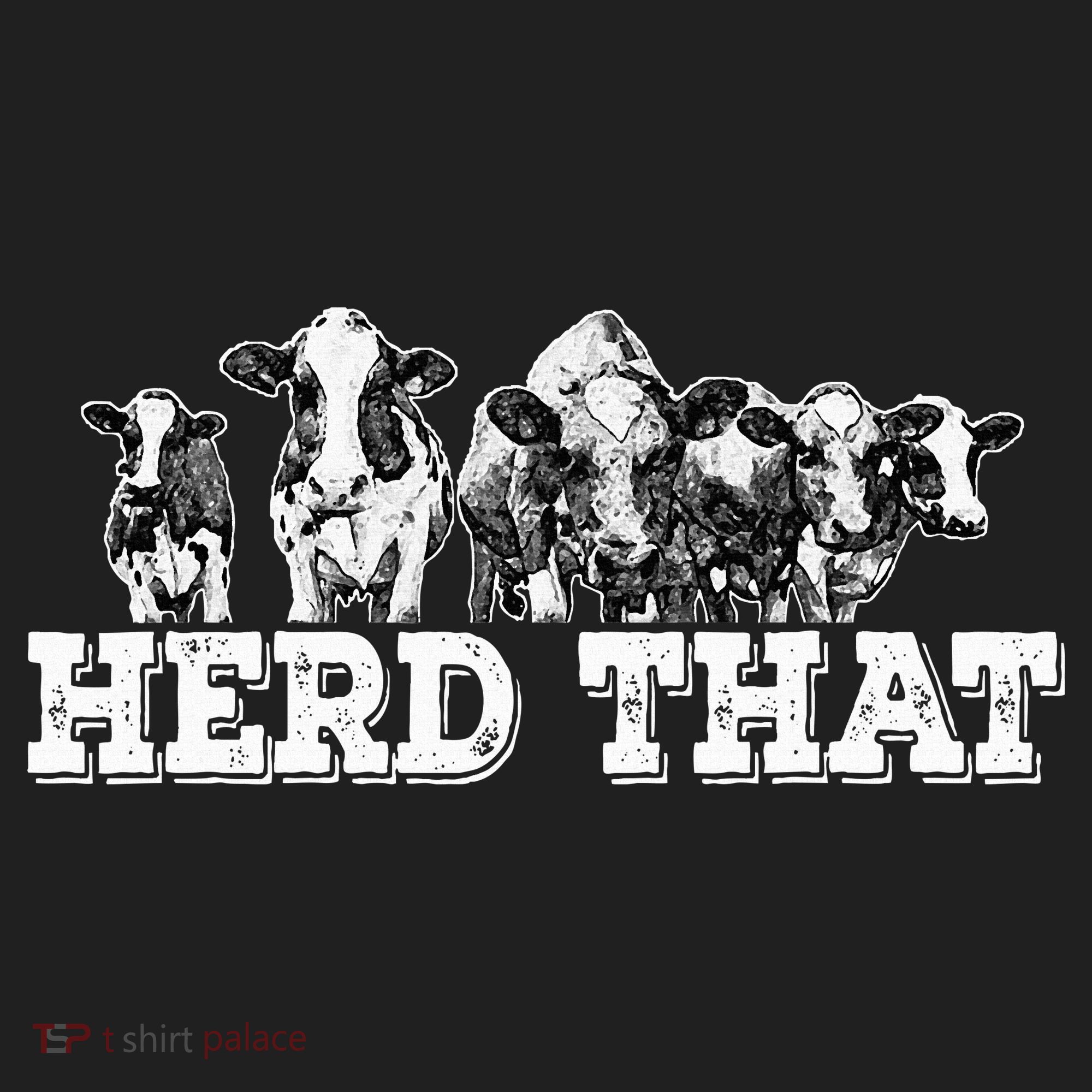 Herd That Funny Cow Lover Farmer Gift Golf Towel