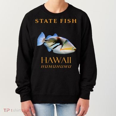 Hawaii Territory Fish The Humuhumu Women's Sweatshirt