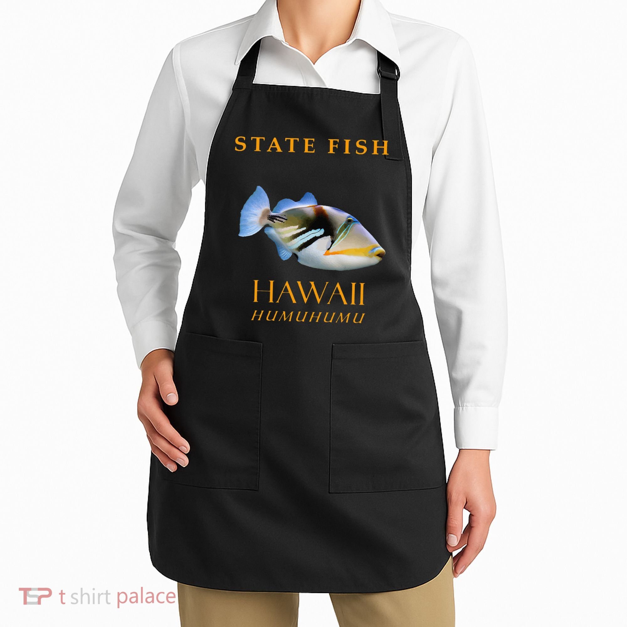 Hawaii Territory Fish The Humuhumu Apron
