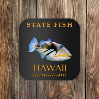 Hawaii Territory Fish The Humuhumu Coaster