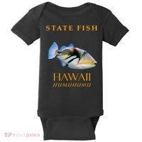Hawaii Territory Fish The Humuhumu Baby Bodysuit thumb 0