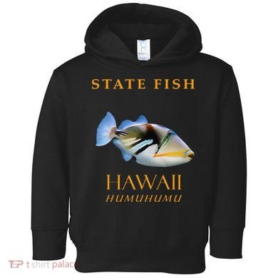 Hawaii Territory Fish The Humuhumu Toddler Hoodie