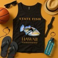 Hawaii Territory Fish The Humuhumu Tank Top thumb 4