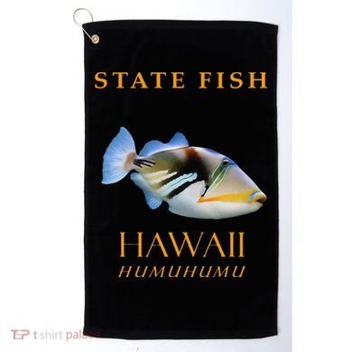 Hawaii Territory Fish The Humuhumu Golf Towel