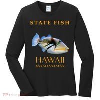 Hawaii Territory Fish The Humuhumu Women's Long Sleeve Shirt thumb 0