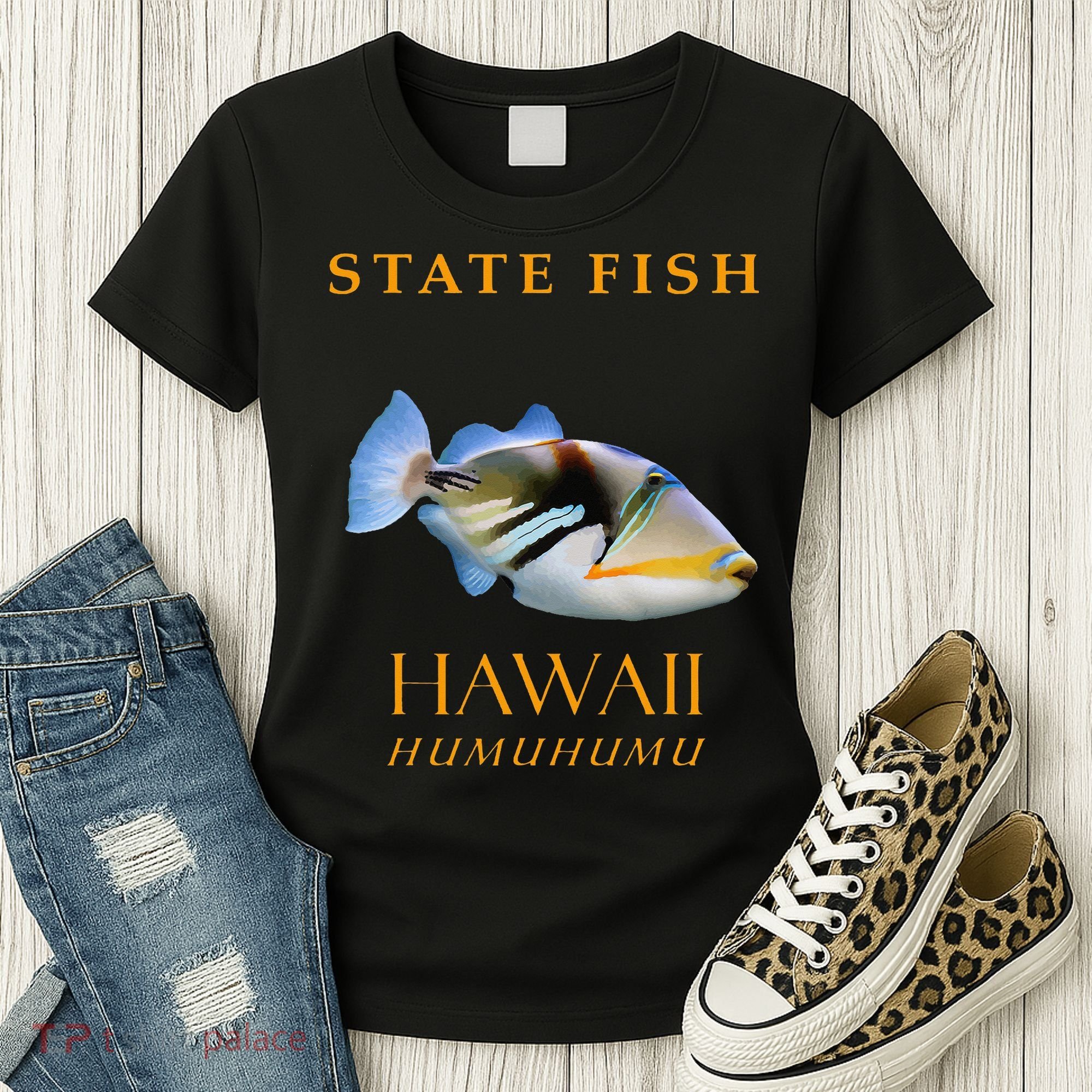 Hawaii Territory Fish The Humuhumu Women's T-Shirt
