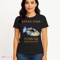 Hawaii Territory Fish The Humuhumu Women's T-Shirt thumb 4