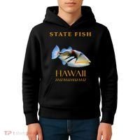 Hawaii Territory Fish The Humuhumu Kids Hoodie thumb 4