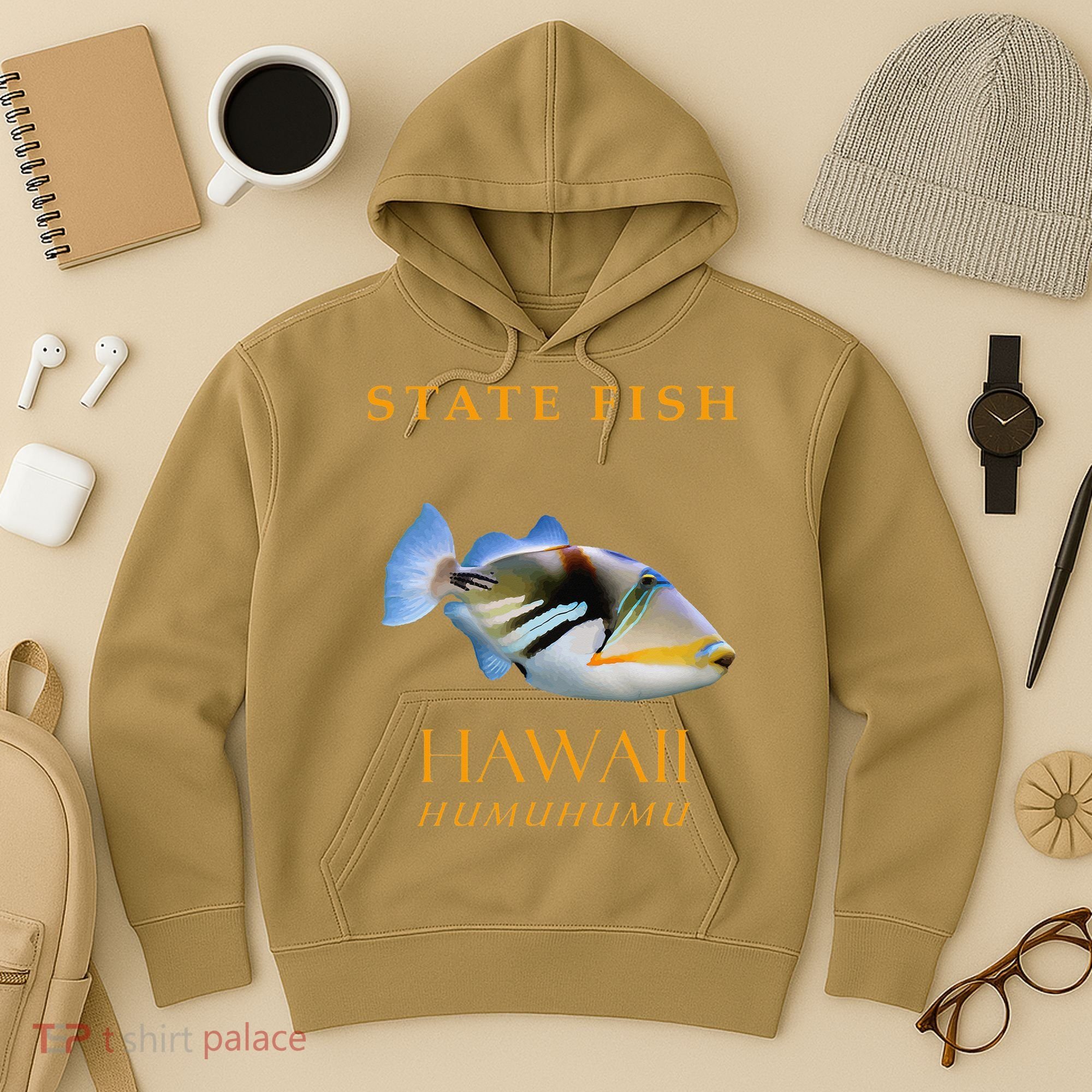 Hawaii Territory Fish The Humuhumu Hoodie