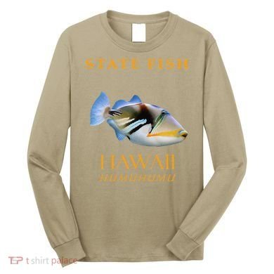 Hawaii Territory Fish The Humuhumu Long Sleeve Shirt