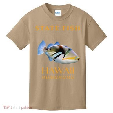 Hawaii Territory Fish The Humuhumu Kids T-Shirt