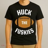Huck the Fuskies Rivals Washington Oregon  T-Shirt thumb 3