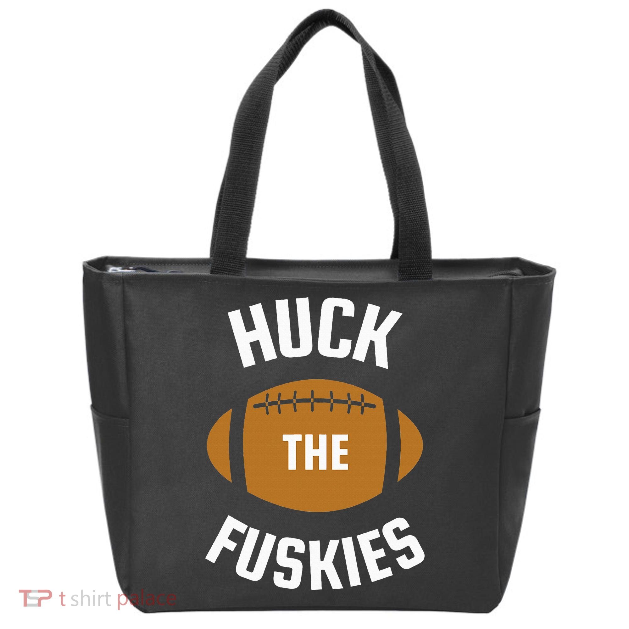 Huck the Fuskies Rivals Washington Oregon  Tote Bag