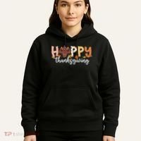 Happy Thanksgiving Fall Turkey Hoodie thumb 5