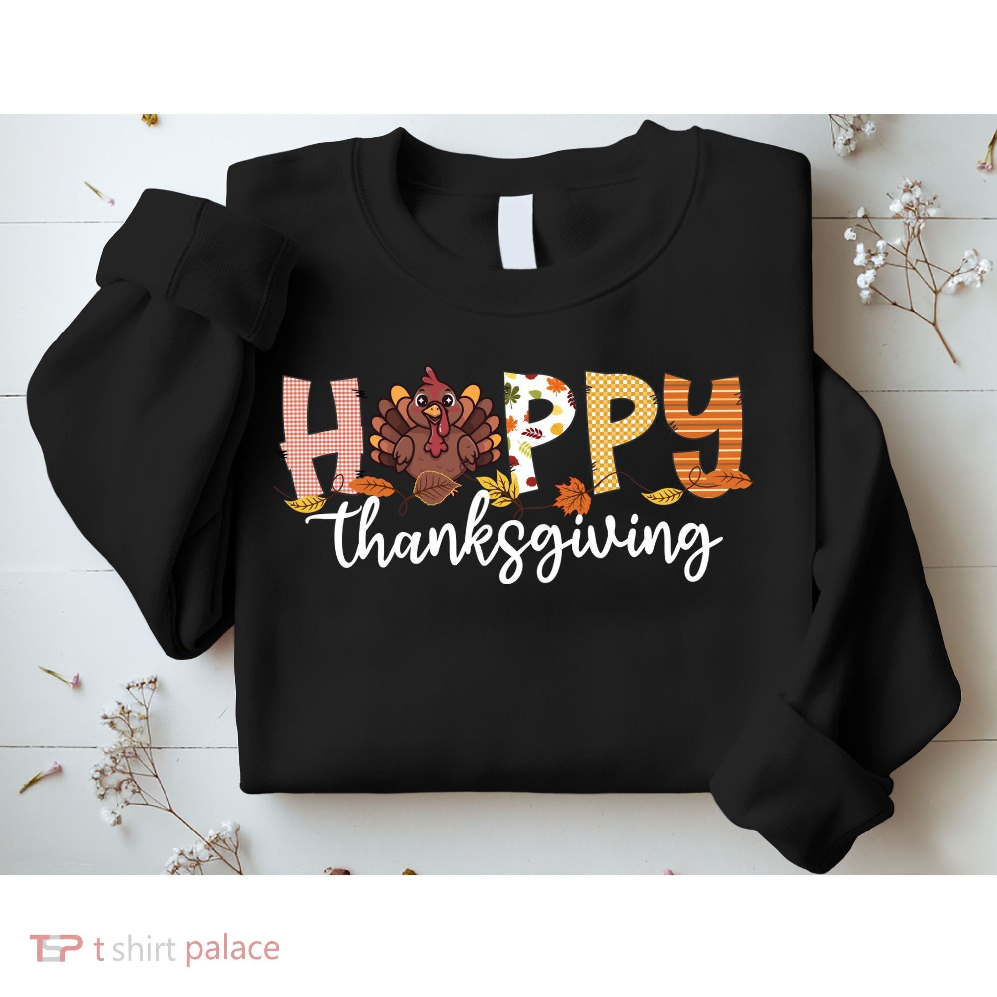 Happy Thanksgiving Fall Turkey Sweatshirt