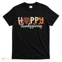 Happy Thanksgiving Fall Turkey T-Shirt thumb 0