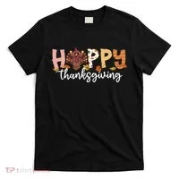 Happy Thanksgiving Fall Turkey T-Shirt thumb 0