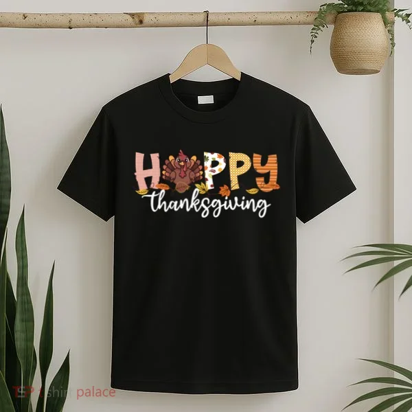 Happy Thanksgiving Fall Turkey T-Shirt