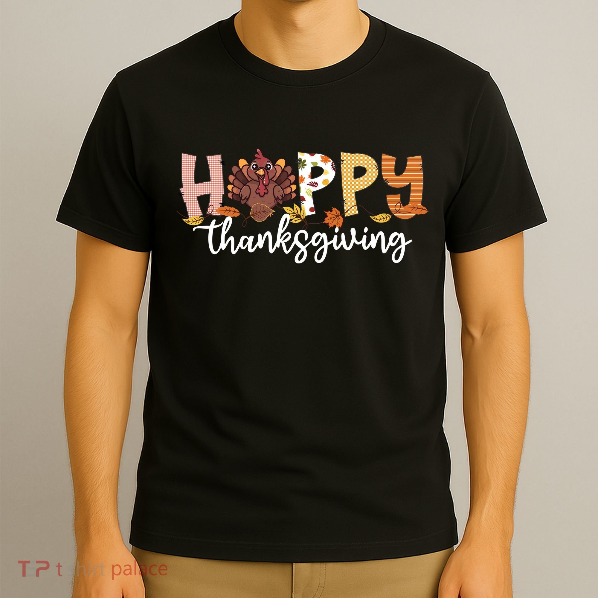 Happy Thanksgiving Fall Turkey T-Shirt