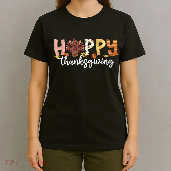 Happy Thanksgiving Fall Turkey T-Shirt